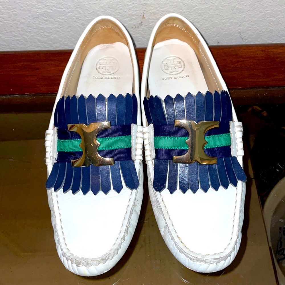 Tory Burch Fringe Gemini Driving Loafers